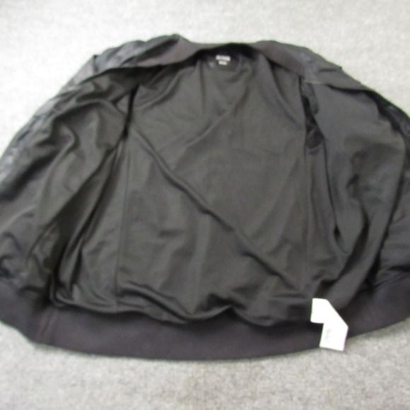 Under Armour Jacket Mens 2XL Black Bomber Full Zip Lightweight Swacket Windbreak - Picture 4 of 11